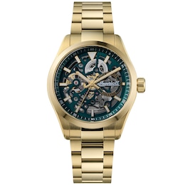 Ingersoll 1892 The Deck Green Dial & Golden Stainless Steel Bracelet Watch