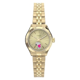Timex Legacy Mini x Peanuts Snoopy Heart Hug Women's Gold Tone Dial & Gold Tone Bracelet Watch