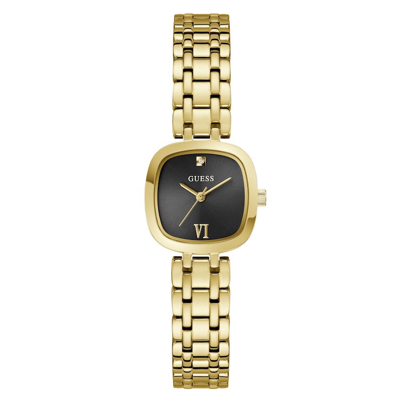 Main Image 1 of Guess Hazel Black Dial & Golden Stainless Steel Bracelet Watch