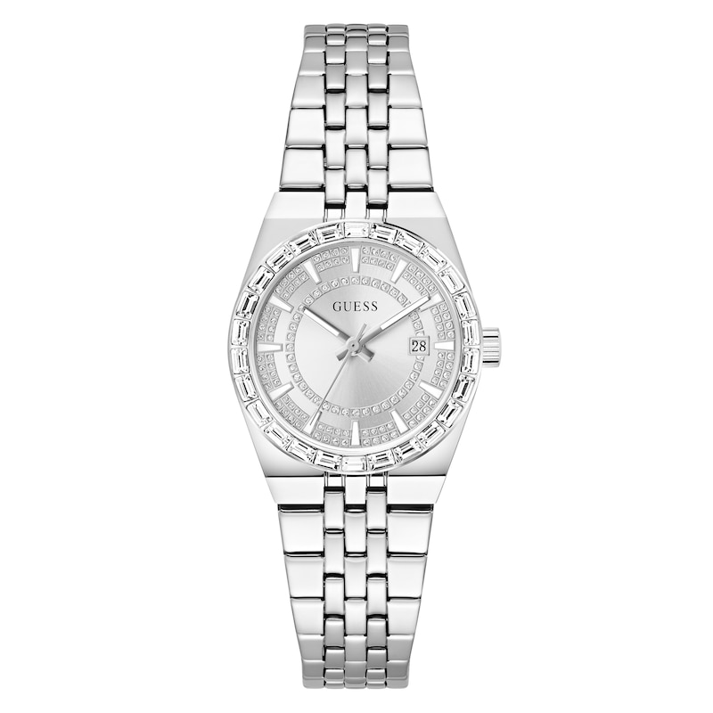 Main Image 1 of Guess Vera Silver-Tone Dial & Silver-Tone Stainless Steel Bracelet Watch