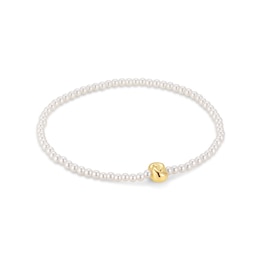 Ania Haie Swan Lake Gold-Plated Sterling Silver Pearl Beaded Bracelet
