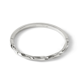 Radley Sterling Silver Plated Twisted Bangle