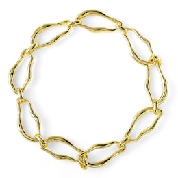 Radley 18ct Gold Plated Molten Chain Bracelet