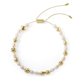 Radley 18ct Gold Plated Cluster Pearl Friendship Bracelet