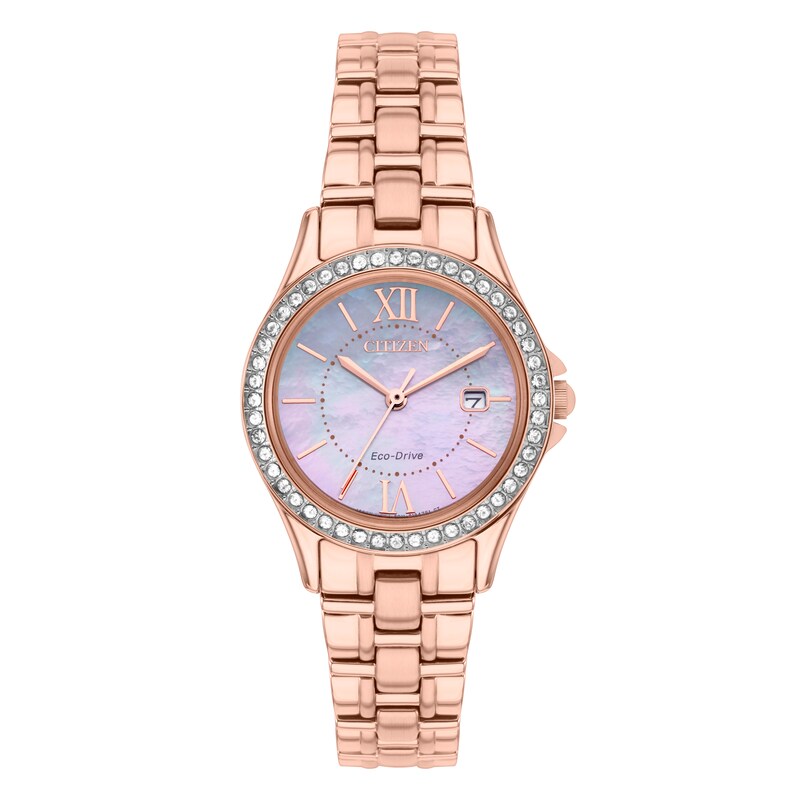 Citizen Eco-Drive Ladies' Silhouette Crystal Bracelet Watch