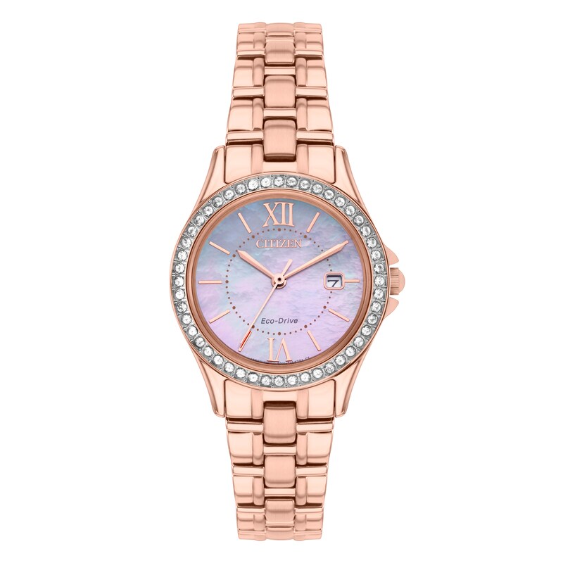 Citizen Eco-Drive Ladies' Silhouette Crystal Bracelet Watch