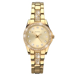 Sekonda Joanne Ladies' Gold Plated Stone Set Watch