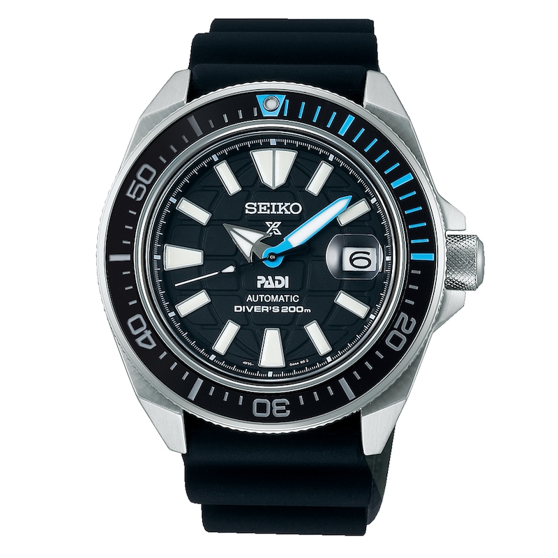 Seiko Prospex PADI 'King Samurai' Men's Silicone Strap Watch