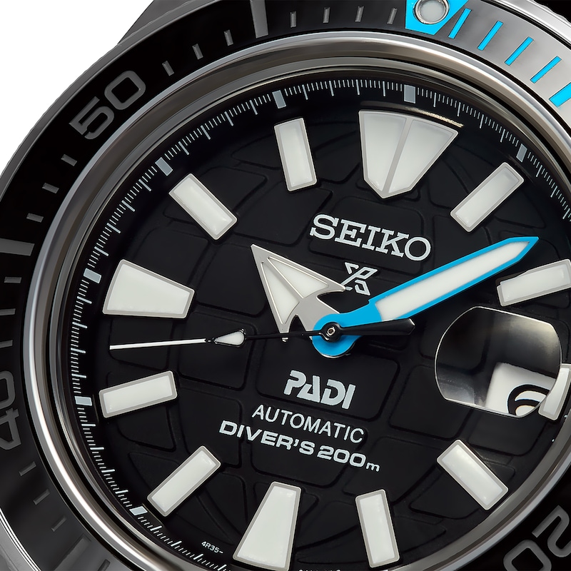 Seiko Prospex PADI 'King Samurai' Men's Silicone Strap Watch