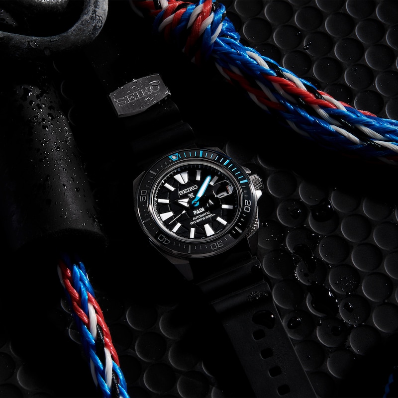 Seiko Prospex PADI 'King Samurai' Men's Silicone Strap Watch