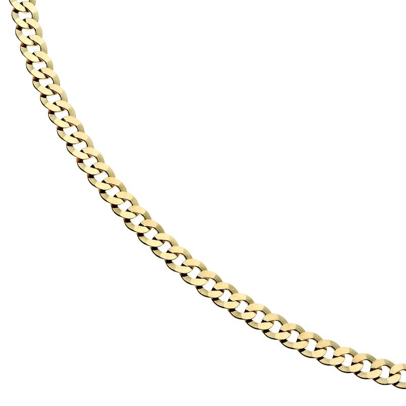 9ct Yellow Solid Gold 20 Inch Curb Chain