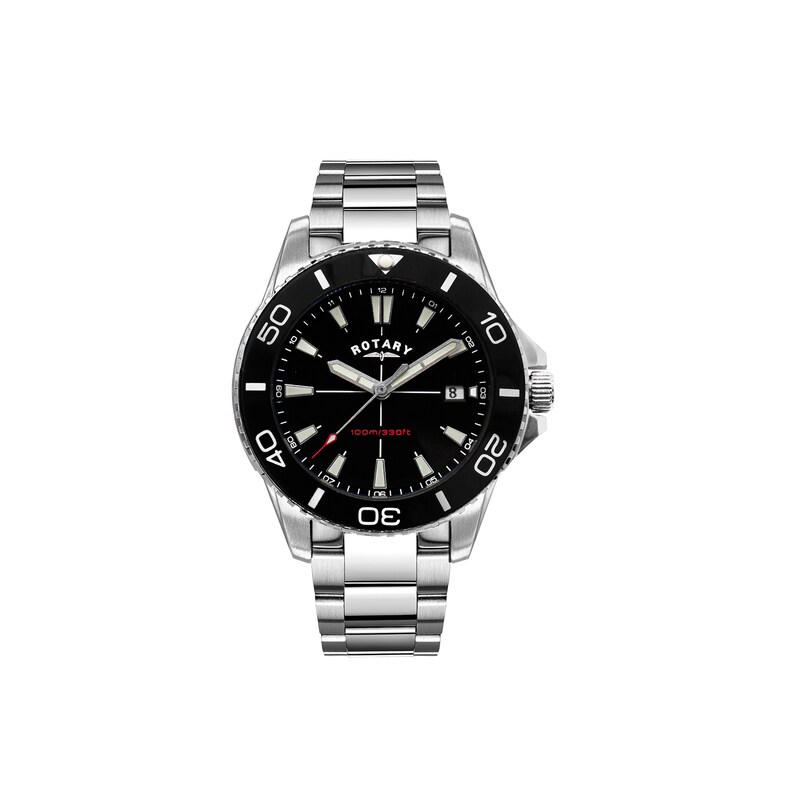 Rotary Men's Stainless Steel Bracelet Watch