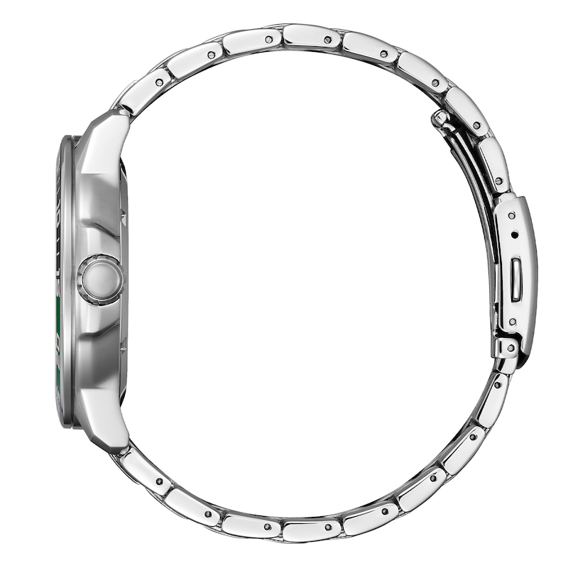 Main Image 2 of Citizen Eco-Drive Men's Green Dial Stainless Steel Bracelet Watch