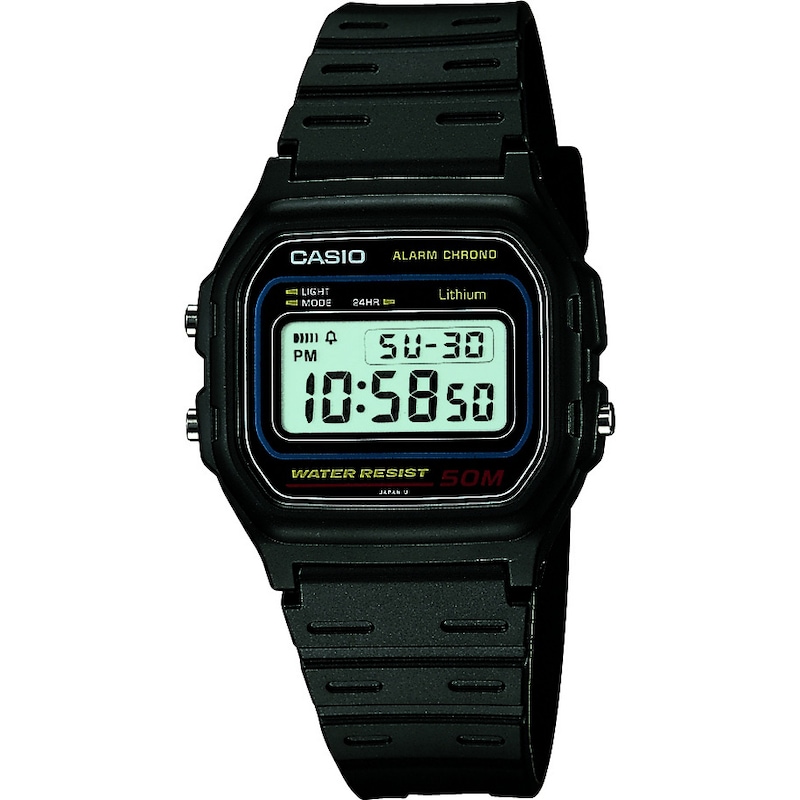 Main Image 1 of Casio W-59-1VQES Men's Grey Resin Strap Digital Watch