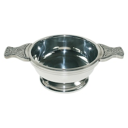Celtic Design Standard Pewter Quaich