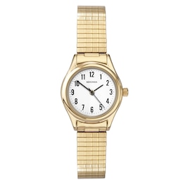 Sekonda Evans Ladies' Gold-Plated Expander Strap Watch