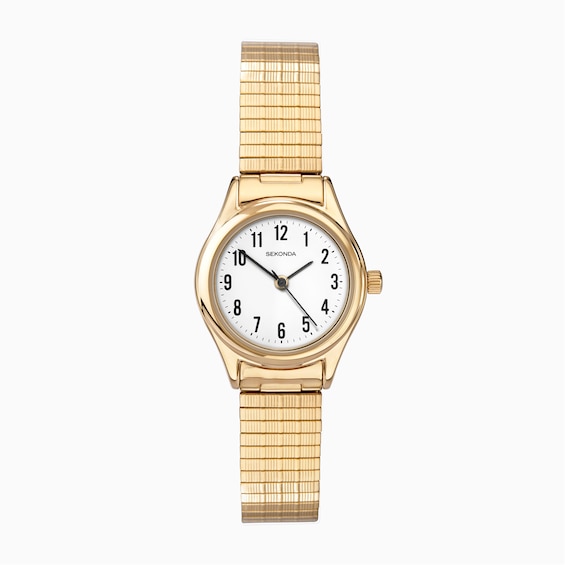 Sekonda Evans Women's Gold Tone Expander Bracelet Watch