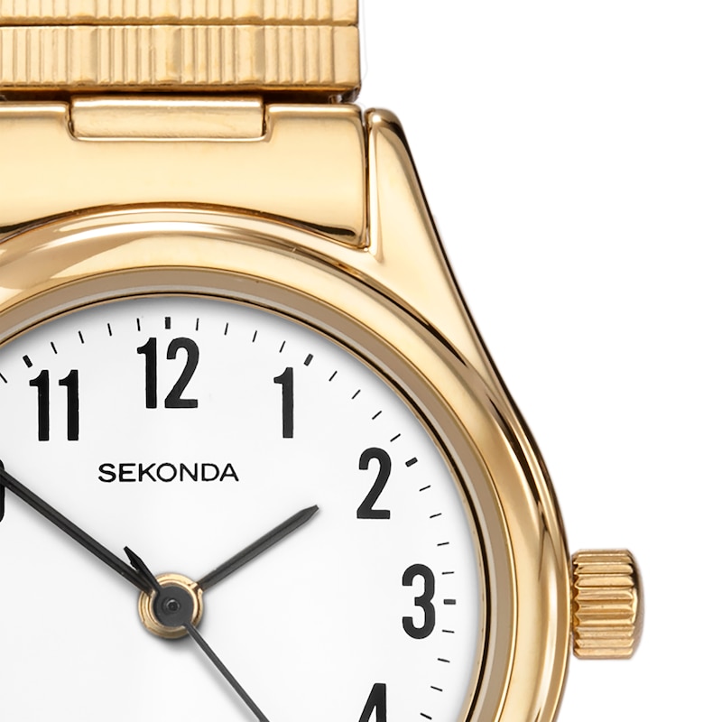 Sekonda Evans Ladies' Gold-Plated Expander Strap Watch