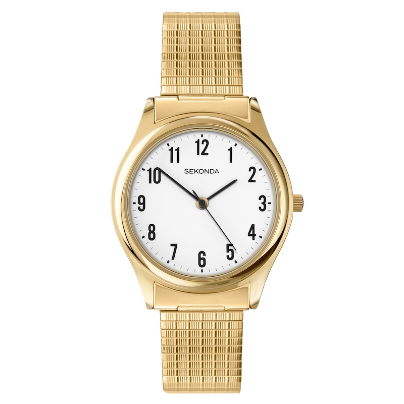 Sekonda Men's Gold Expander Bracelet Watch