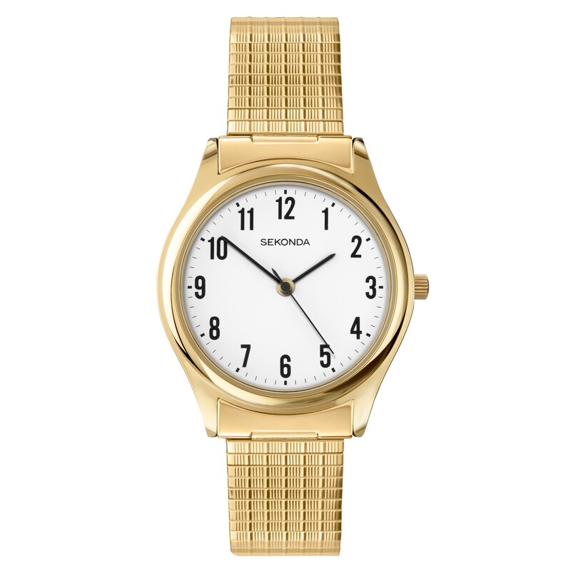 Sekonda Men's Gold Expander Bracelet Watch