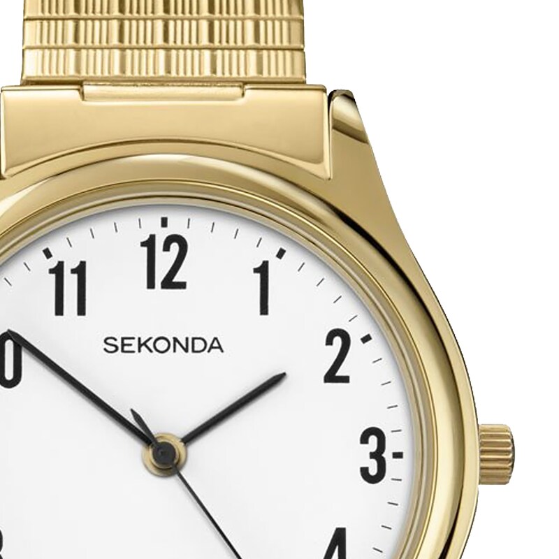 Sekonda Men's Gold Expander Bracelet Watch