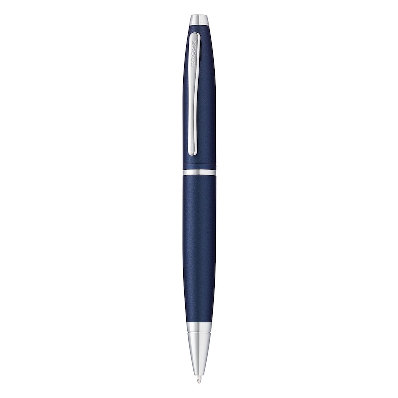 Main Image 1 of Cross Midnight Blue Lacquer & Chrome Ballpoint Pen