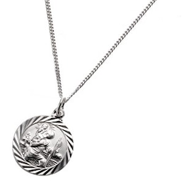 Sterling Silver St Christopher Pendant