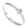 Thumbnail Image 1 of Children's Sterling Silver Moving Teddy Expander Bangle