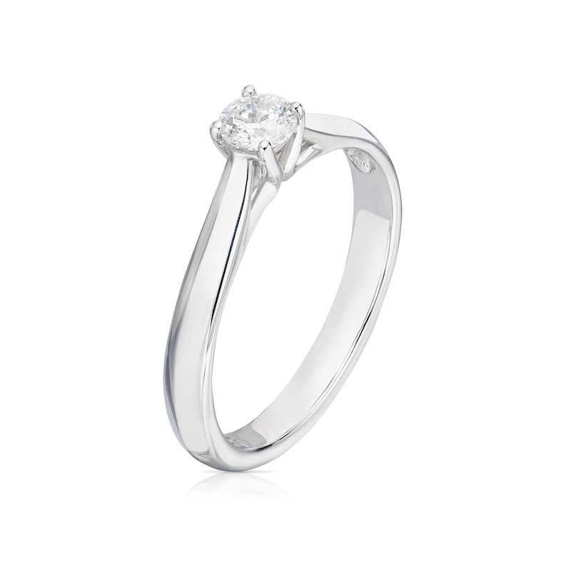 Main Image 2 of The Forever Diamond Platinum 0.25ct Diamond Solitaire Ring