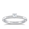 Thumbnail Image 1 of Engagement Ring The Forever Diamond 18ct White Gold 0.20ct Total Ring