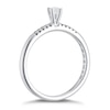 Thumbnail Image 2 of Engagement Ring The Forever Diamond 18ct White Gold 0.20ct Total Ring