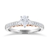 Thumbnail Image 1 of Adrianna Papell 14ct White & Rose Gold 0.50ct Diamond Ring