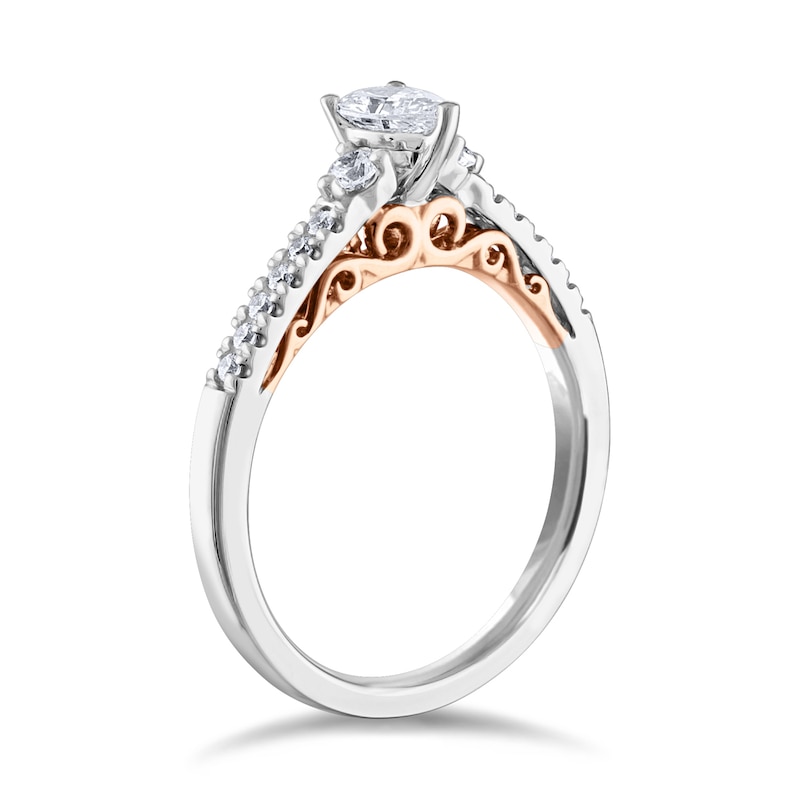 Main Image 2 of Adrianna Papell 14ct White & Rose Gold 0.50ct Diamond Ring