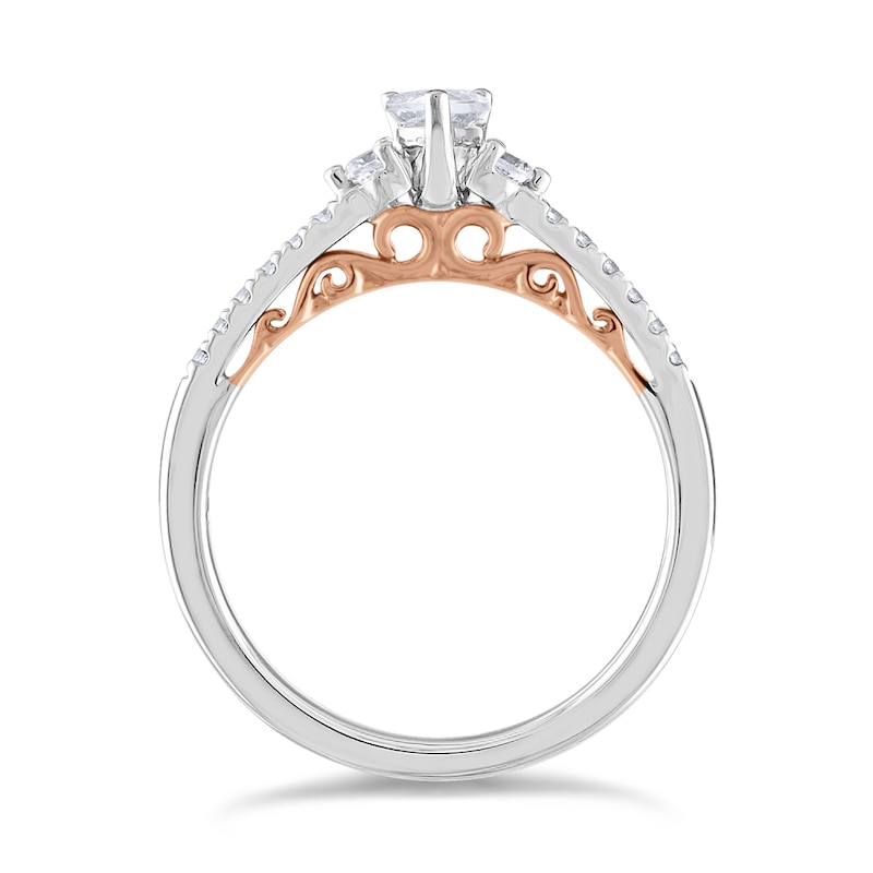 Main Image 3 of Adrianna Papell 14ct White & Rose Gold 0.50ct Diamond Ring