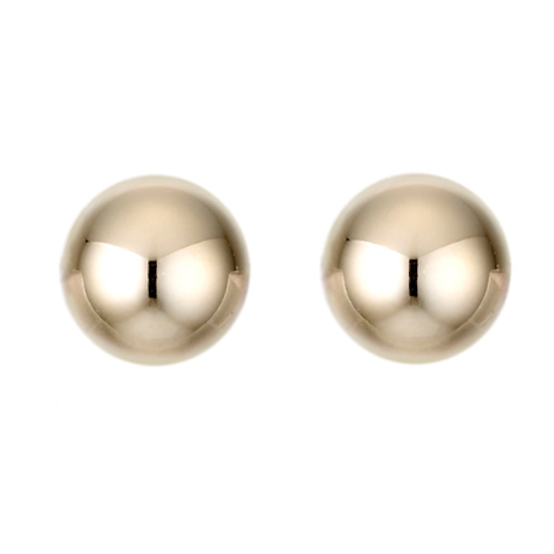 9ct Yellow Gold 3mm Ball Stud Earrings