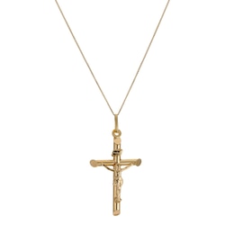9ct Yellow Gold Crucifix Pendant