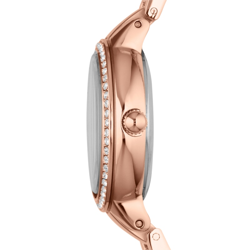 Main Image 2 of Fossil Ladies' Rose Gold Tone Crystal Watch