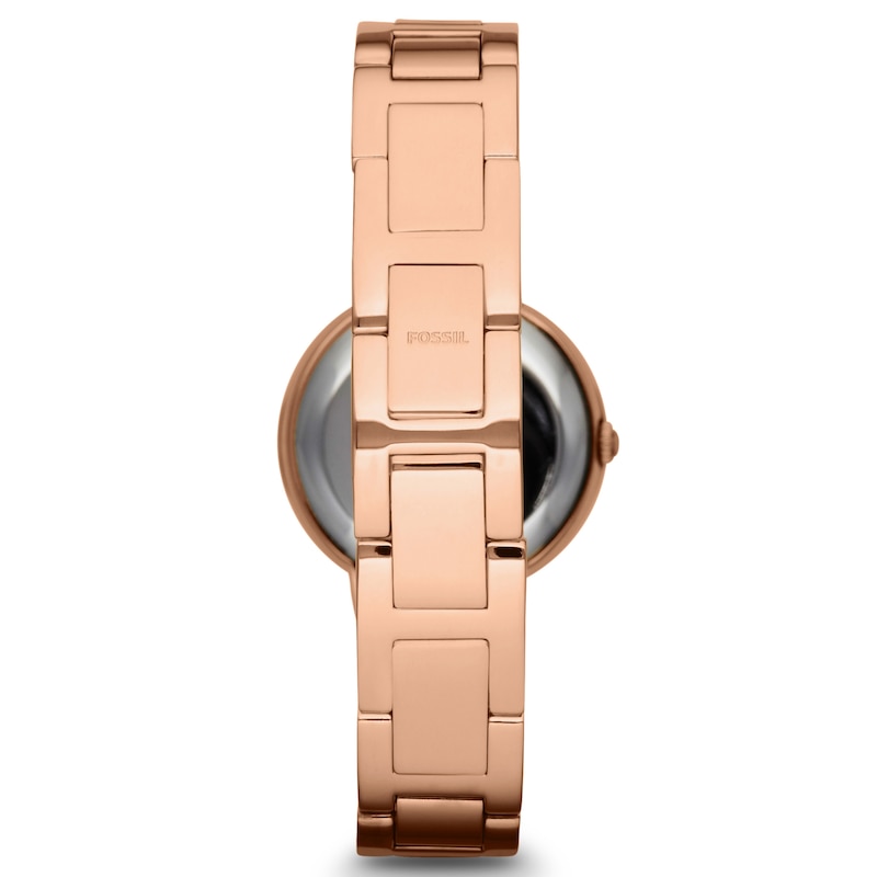 Main Image 3 of Fossil Ladies' Rose Gold Tone Crystal Watch