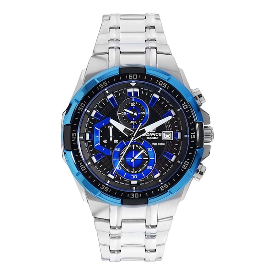 Casio Edifice EFR-539D-1A2VUE Men's Blue Dial Stainless Steel Bracelet Watch