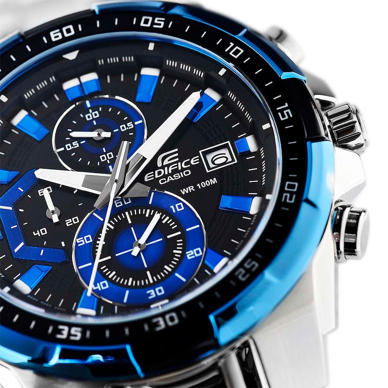 Main Image 6 of Casio Edifice EFR-539D-1A2VUE Men's Blue Dial Stainless Steel Bracelet Watch