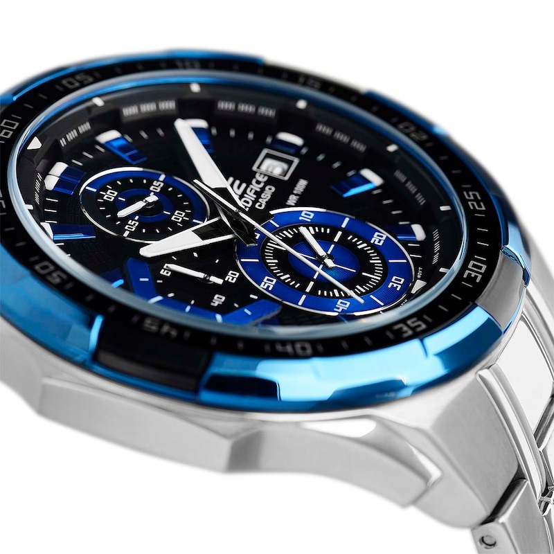 Casio Edifice EFR-539D-1A2VUE Men's Blue Dial Stainless Steel Bracelet Watch