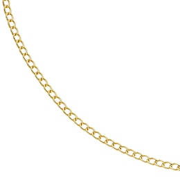 9ct Yellow Gold 20" Dainty Curb Chain