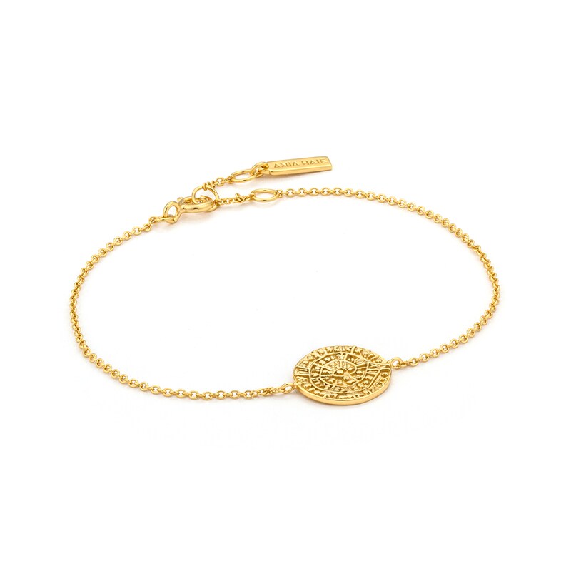 Ania Haie 14ct Yellow Gold Plated Minoan Bracelet | H.Samuel