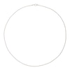 Thumbnail Image 1 of 9ct White Gold 20" Dainty Criss Cross Chain