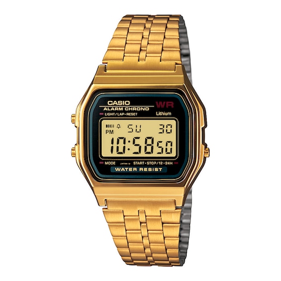 Casio Gold Unisexs Digital Watch Casio Retro A159WGEA-1EF - Image 13