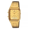Thumbnail Image 1 of Casio Vintage AQ-230GA-9DMQYES Men's Yellow Gold Tone Bracelet Watch