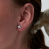 Thumbnail Image 1 of Olivia Burton Glitter Bee Silver Stud Earrings