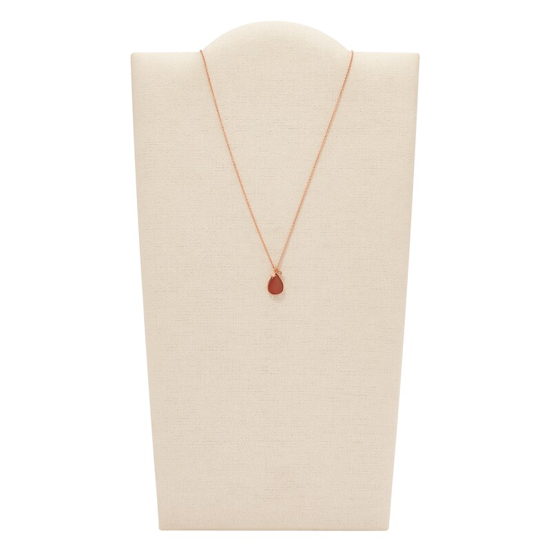 Main Image 2 of Fossil Val Rose Gold Tone Mother of Pearl Necklace