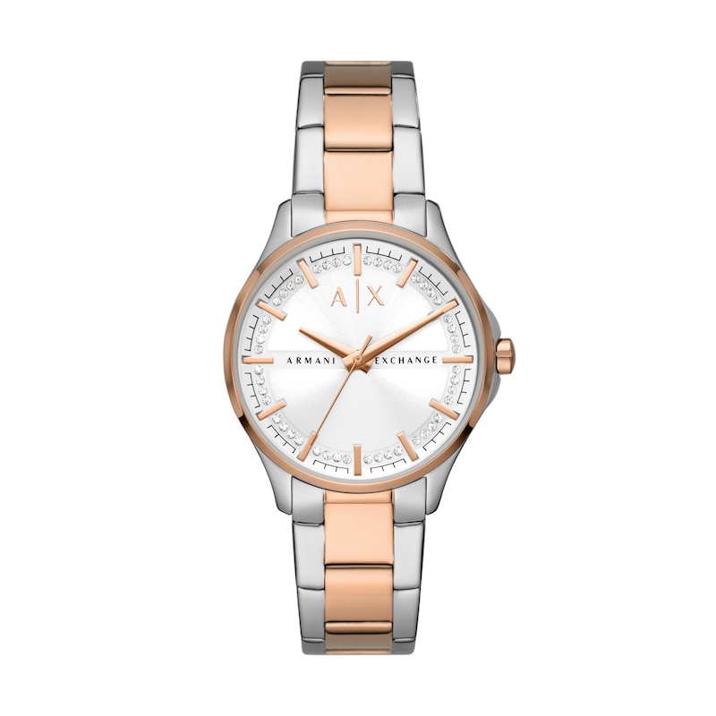 Main Image 1 of Armani Exchange Two Colour Stainless Steel Bracelet Watch