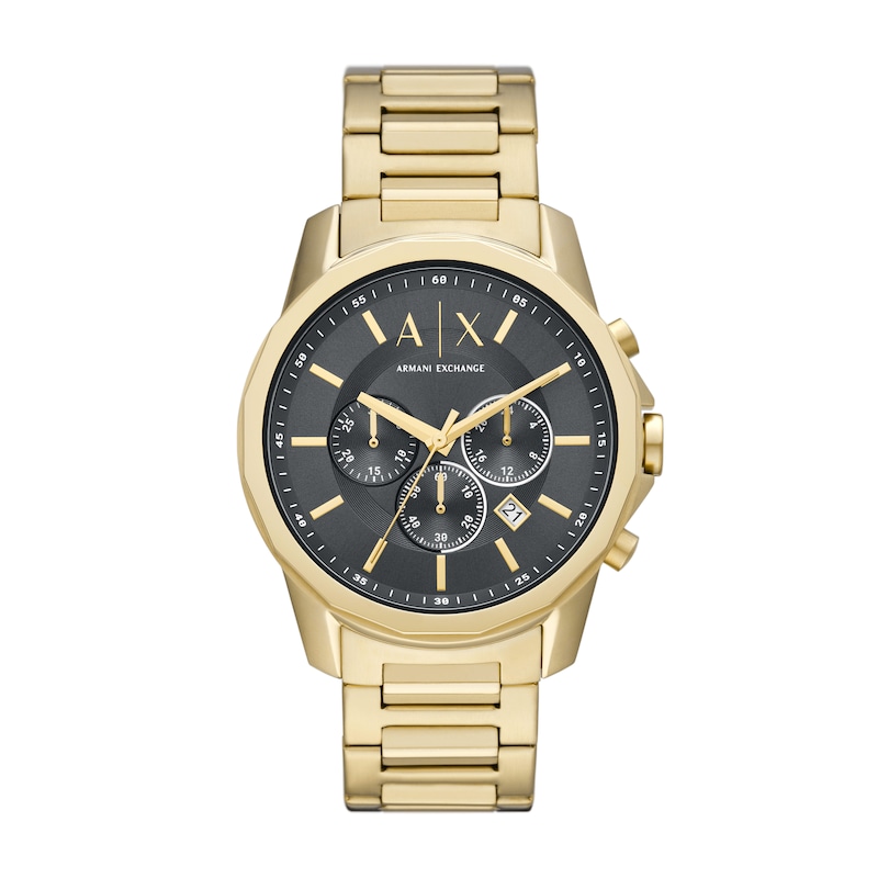 Main Image 1 of Armani Exchange Men’s Gold-Tone Bracelet Watch